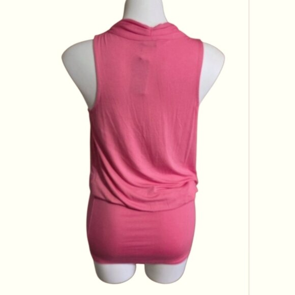 Lascana For Venus Sleeveless Surplice Dress Pink Size 4 - Picture 4 of 13